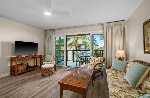Kapaa Apartment | Pono Kai Resort by Chase N Rainbows - 2 Bedroom Partial Ocean View #G308