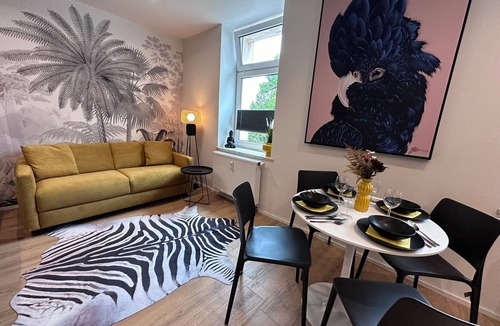 Kropeliner-Tor-Vorstadt Apartment | Quiet, cozy holiday apartment “DSCHUNGEL" (Jungle) in the middle of the city