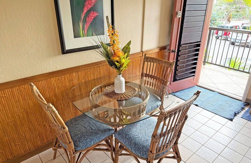 Poipu Condo | Second-floor condo with great view of the ocean and Prince Kuhio Park.