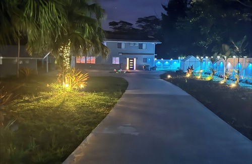 Keaau House | Spacious 5-bedroom house with WiFi, fitness room in enchanting Keaau