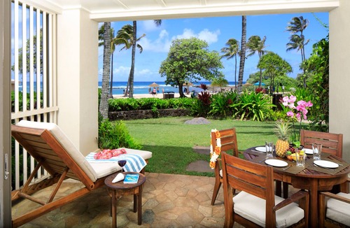 Kahuku Apartment | SUMMER REDUCED! Villa 102 KING bed, Stunning Ocean Views at Turtle Bay