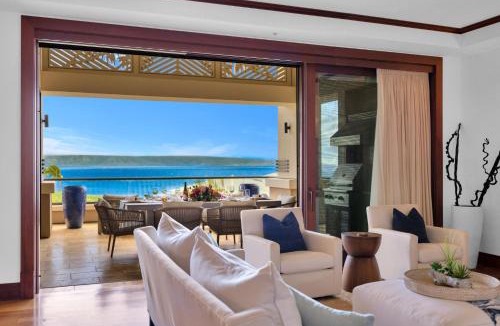 Montage Kapalua Bay Apartment | The Resort at Kapalua Bay 2 Free Rental Cars KBM Resorts Gorgeous Ocean Front 2 Units 6 Bedrooms ML-1577