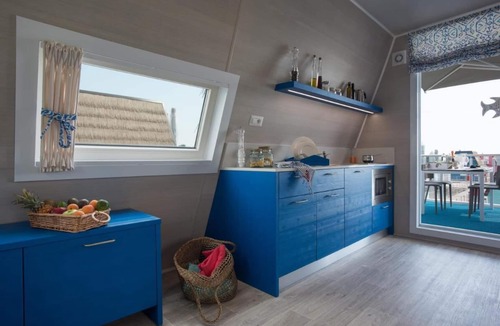 Lignano Sabbiadoro Boat Rental | Tranquil Marina Azzurra Resort House boat 2 Bedroom sleeps 6 a