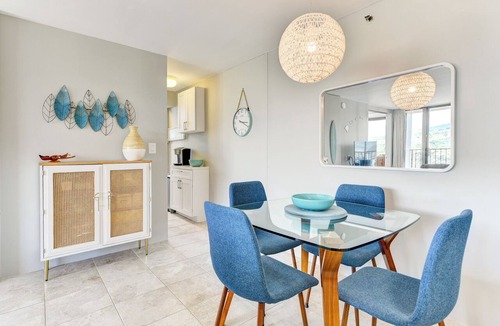 Waikiki Condo | Waikiki Banyan 1BR Corner unit Awesome Mountain/Diamond Head views, free parking