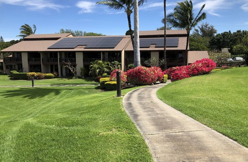 Waikoloa Village Condo | Waikoloa Charm~180 degree Ocean view. Desirable, cooler 1st floor walk in.