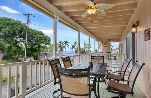 Kahaluu Bay Condo | 🏖️Walk to Kahaluʻu Snorkel Beach | 2BR w/A/C & Views