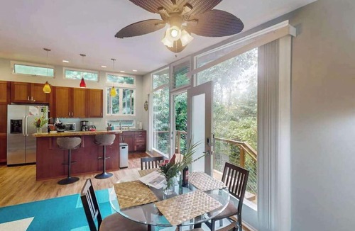 Kehena Beach Estates House | Walk to Kehena Beach From a Tranquil Escape with W/D & WiFi