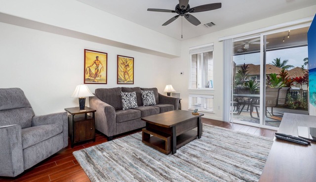 Alii Cove#Q3 Beautiful ground floor spacious 2 bedroom with Ac