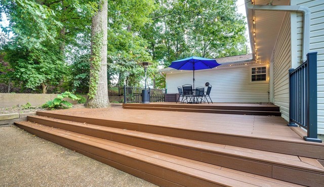 Backyard Family Oasis w/Fire Pit + Deck, By Dwtn in Knoxville