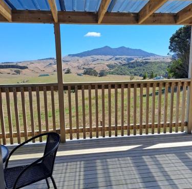 Bergblick in Raglan