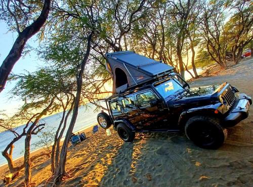 CampCar Maui Jeeps SUVs Hybrid Camper van Rentals with equipment and Travel Advice