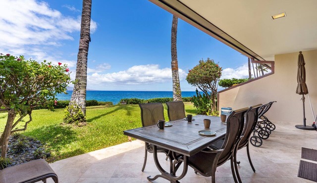 Captivating Oceanfront Ground-Floor Gem - Makena Surf G-101 - Gorgeous Views!