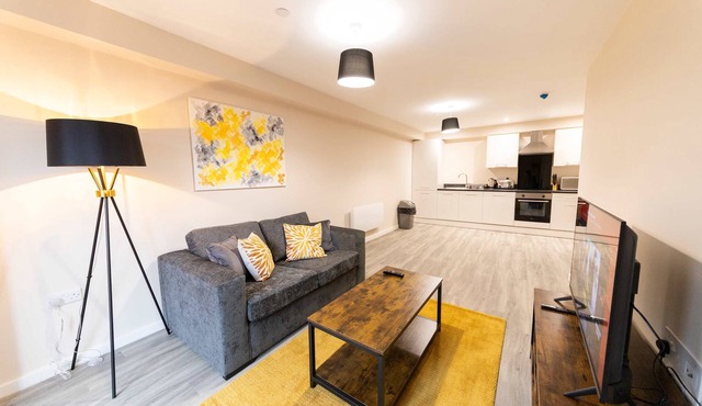 Central Manchester Modern 2BR – Sleeps 4 in Manchester