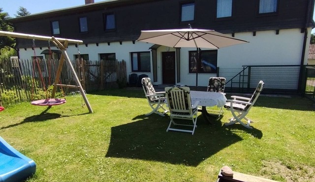 Cozy vacation home in the village with its own garden in Gottesgabe