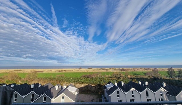Dream vacation apartment with a breathtaking sea view and private sauna in Wangerland