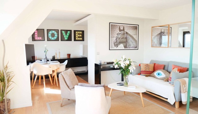Duplex de charme avec balcon · plein centre in Deauville