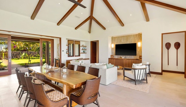 Hale Kipu by Alekona Kauai: Luxury 5br Ocean View Home w Pool, Fire pit, Spa