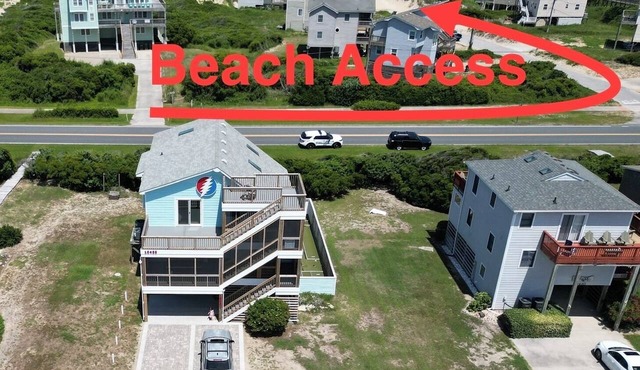 Hot Tub, EV Charger, Putt Putt, Corn Hole, Replenished Beach, possible pool in Nags Head