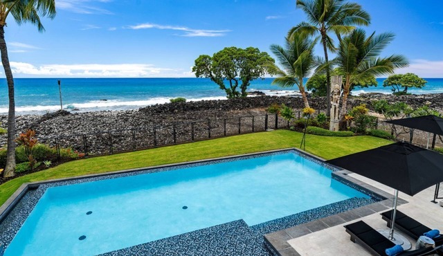 "Iron Man Available" Private Oceanfront Villa W/detached Ohana and Private Pool