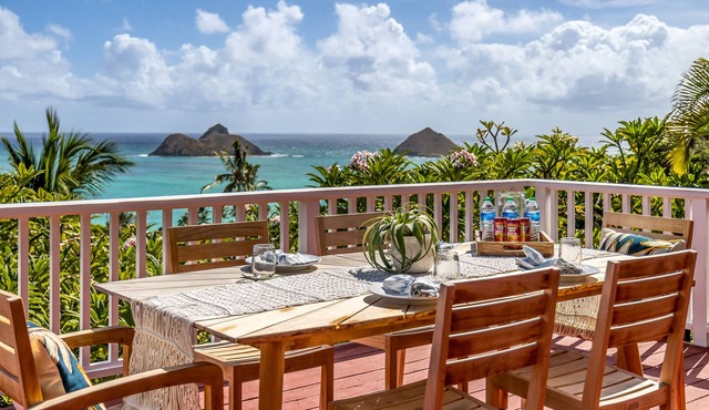 Koohoo Place - Lanikai, Oahu. From here, you can see forever! NEW LISTING.