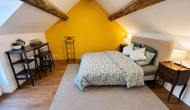 L'Ecrin Jaune de Courances - Bed and Breakfast with garden in Courances