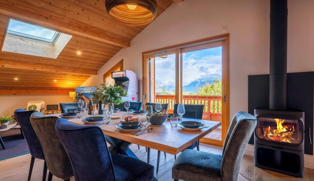 Le Primpiolet - Penthouse for 9 with Mont Blanc view - OVO Network in Combloux