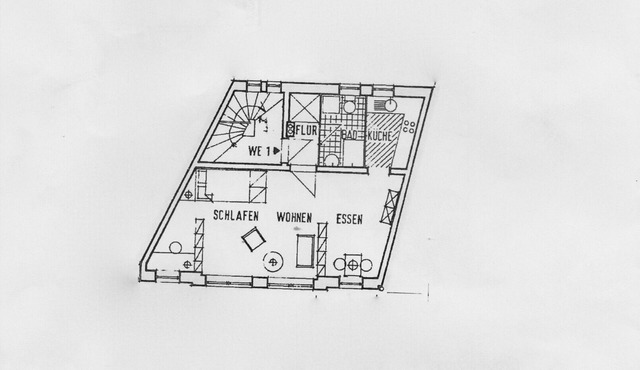 Likedeeler at the city harbor, modern apartment in the old town in Lübecker Altstadt