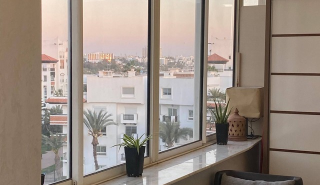 Luxe flat in marina with 3 pool front of the beach in Agadir