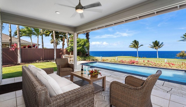 🌴Luxurious Oceanfront Home on Golf Course - Paradise Awaits - Holua Kai 7061🌴