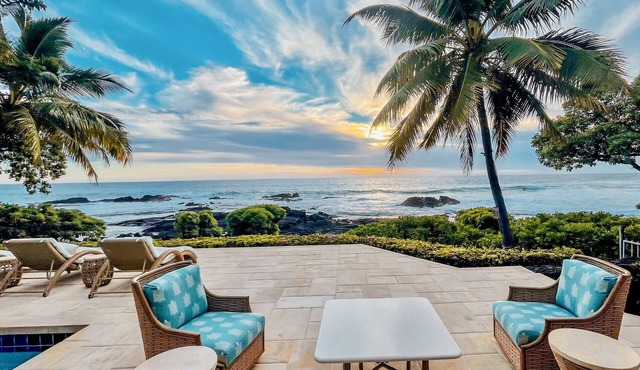 Luxury Oceanfront Private Estate, large family gatherings