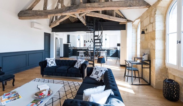Magnificent Loft in Libourne Center with Wi-Fi and Air Conditioning in Libourne