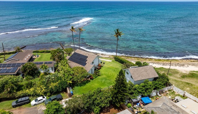 Mā’ili Blue Estate by Gather: Oceanfront Retreat w/Beach Access & Sunset Views