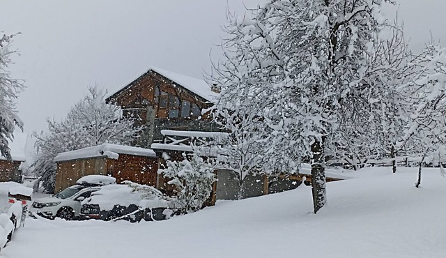 Nature Ski Lodge Sterwen 16pers Sauna Weekends Skibus Arc 1600 in Landry