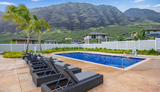 🌺Oahu Million Dollar Ocean View Sleeps 14, Pool, Spa, Near Beach, w/AC, BBQ🌺