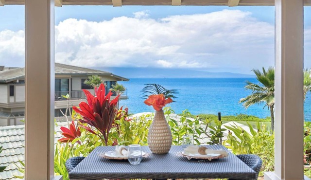 Oceanfront Kapalua Bay Villa 23G1 Gated Coastal Elegance