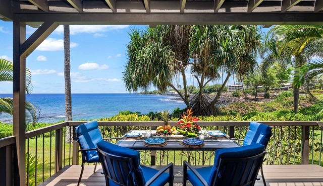 🏖️Oceanfront Kona Townhome w/A/C | Walk to Magic Sands