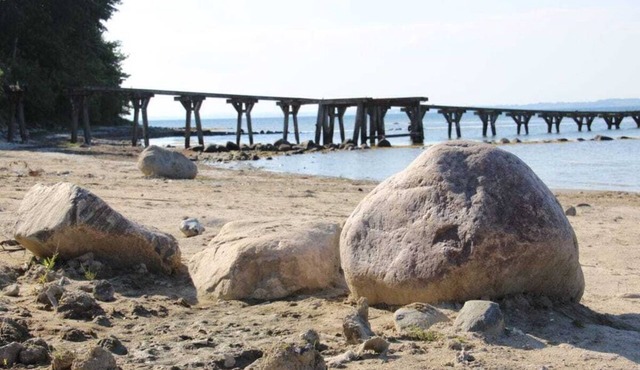 Randers met uitzicht op het water in Steinbergkirche OT Quern