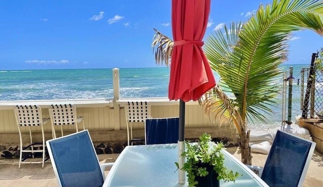 Seaside paradise! Gorgeous view of the ocean from this beach house.