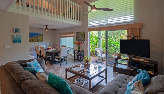 Spacious 3BR Princeville Townhome – Walk to Anini Beach and more