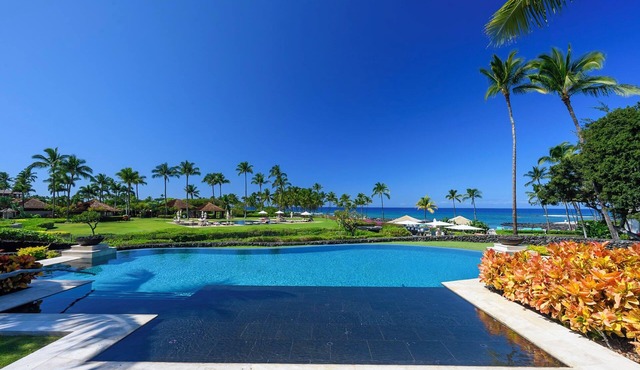 Spacious Ocean View Villa in Beautiful Mauna Lani Resort with AC