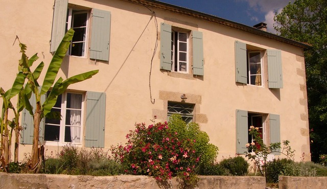 Stone farmhouse and pool surrounded by vineyards under an hour from Bordeaux. in Saint-Exupéry