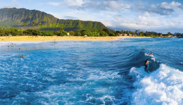 Stunning Makaha: Fabulous ocean view. Free parking, A/C and wifi. Sparkling pool