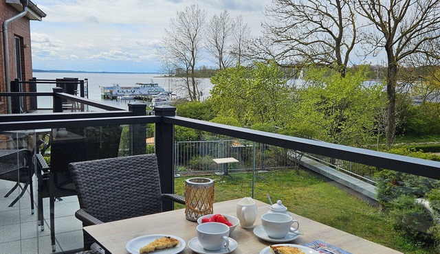 sunny 2 rooms apartment with balcony and a view to the Salzhaff in Mecklenburg-Vorpommern