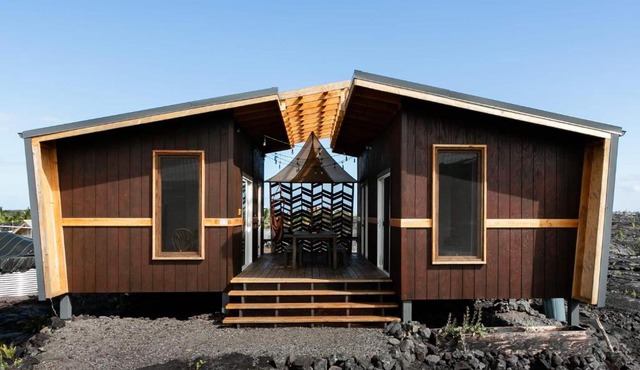 THE OHANA HOUSE, Amazing Tiny Home on A Volcanic Lava Field!