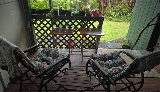Volcano gem.Cozy getaway close to Volcano and Hilo's Best Beaches