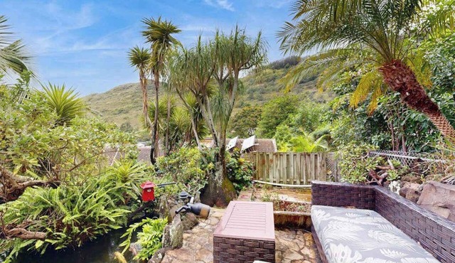 Zen Hawaii Kai Home with Fast WiFi, W/D, Koi Pond & Large Lanai