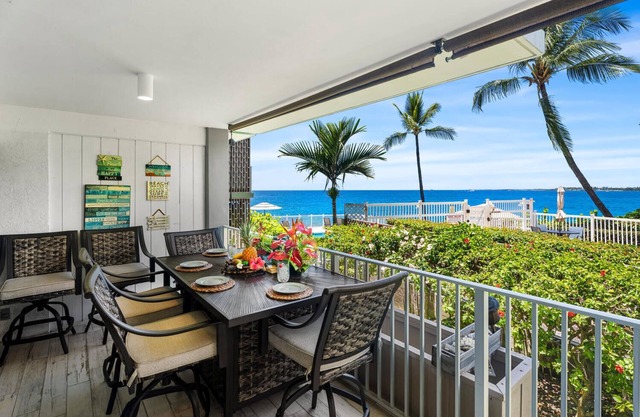Alii Villas#127 DIRECT OCEANFRONT, GROUND FLOOR, 2 BEDROOMS, 2 BATHROOMS