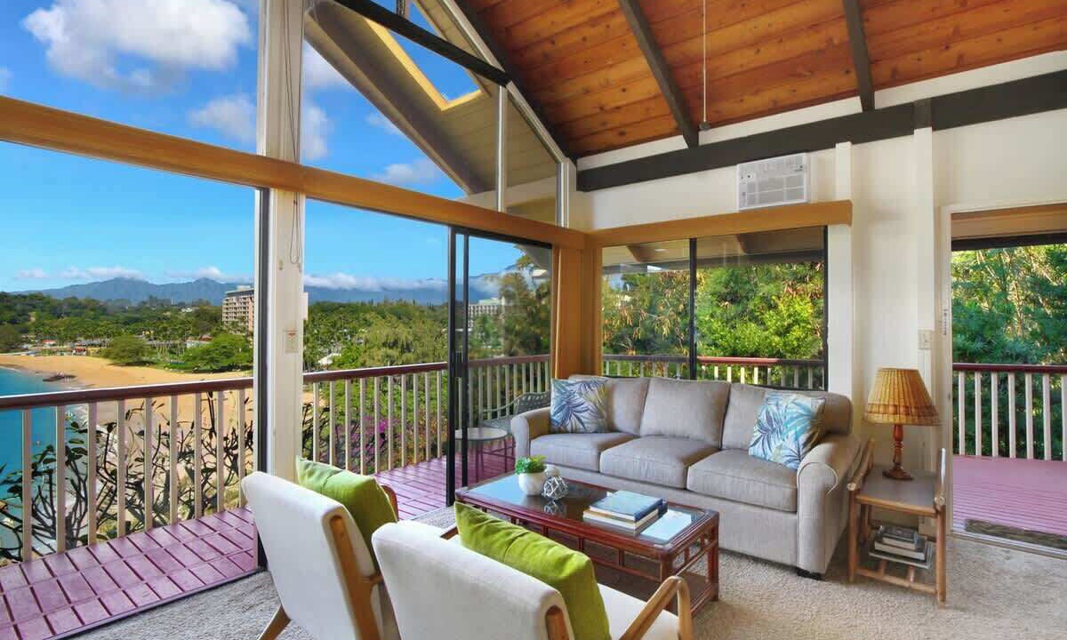 Lihue House | NEW A/C! - Two Bedroom With Breathtaking Ocean Kalapaki Bay Views in Lihue
