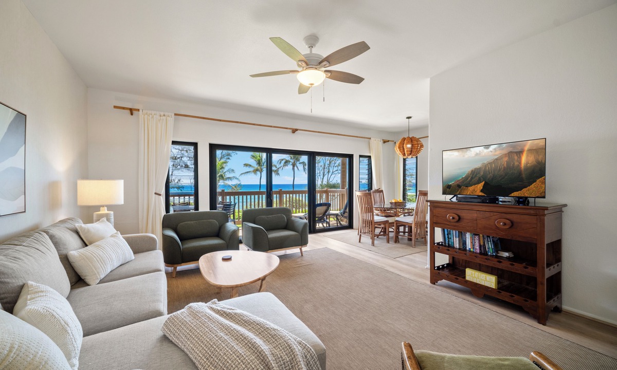 Lihue Condo | Kaha Lani Resort #224, Oceanfront, Sunrise Views, Walk to Lydgate Beach