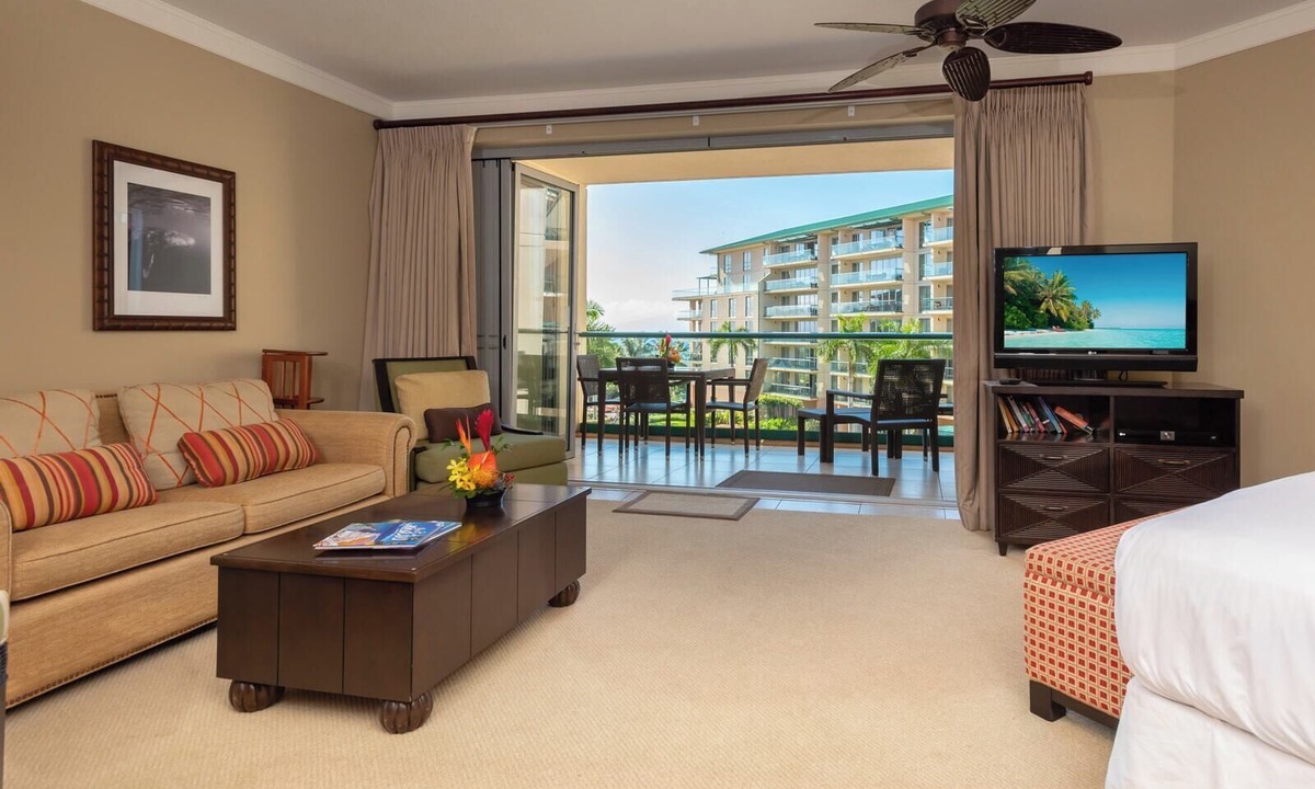 Kaanapali Condo | Honua Kai | Ocean View Studio Sleeps 4 | Car Incl. w/6+ Nights | HKH-423 by KBM